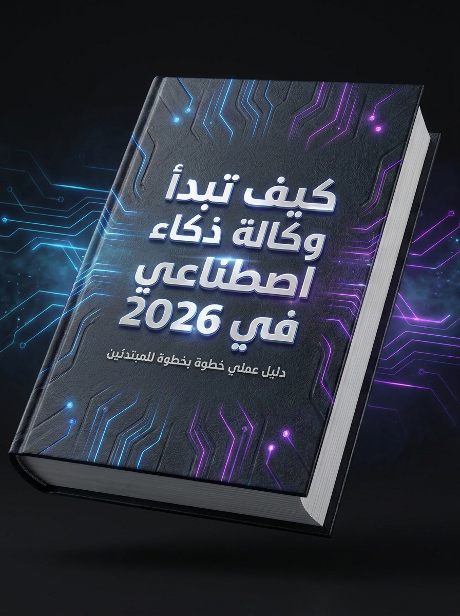 غلاف كتاب وكالة الذكاء الاصطناعي